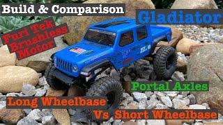 Axial SCX24 Jeep Gladiator Build & Comparison.