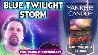 NEW - Yankee Candle - BLUE TWILIGHT STORM - Fall Autumn 2018 - Review / Evaluation US/EU