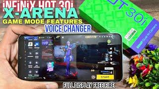 Infinix Hot 30i Game Mode features  Voice changer? Gaming trigger full display FF...