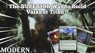 The SUPERIOR Way to Build Valakut Titan?! | Woodland Valakut Titan | Modern | MTGO