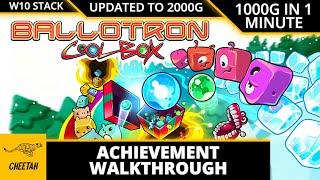 Ballotron Coolbox - UPDATED TO 2000G! Achievement Walkthrough (1000G IN 1 MINUTE) XBOX/WIN
