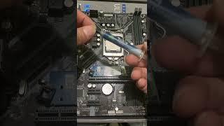 CPU installation intel I3 8100 #shorts