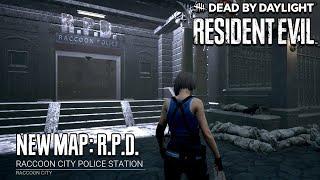 DEAD BY DAYLIGHT - Raccoon City Police Station Map Showcase | Resident Evil Chapter (PTB)