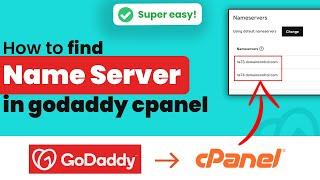 How to find name server in cPanel GoDaddy 2024 | Initial Solution