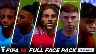 FIFA 14: FULL FACEPACK CONVERTED FROM FC 25 (5000+ FACES) - HYPA REALISTIC (DIRECT LINK MEDIAFIRE)