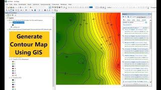 How to create contour map from XYZ Data in GIS