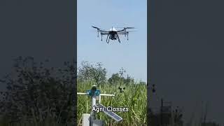 Drone Demonstration in Agriculture  #drone #dronetechnology #agriclasses #agriculture