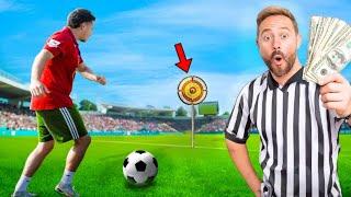 Hit The Target Win The PRIZE!!! Football Challenge | JuanFooty