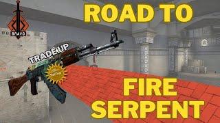 CSGO Trade up - Road to Fire Serpent!! Bravo Trade ups