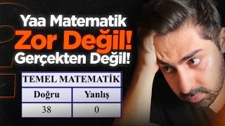 8 Ayda Matematiğin İçinden Geçtim. 4 Netle Başlamıştım! #yks #matematik