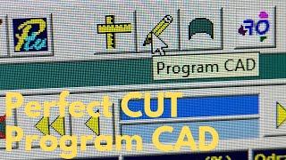 Perfect CUT Program CAD - rysowanie prostokąta i koła GENIUS RS-A Intermac