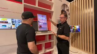 LG StanbyME Go Briefcase Design Touch Screen at CEDIA 2024