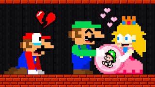 Super Mario Bros: PEACH, Please Come Back Home!!! | Poor Mario | Game Animation