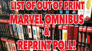 Out of Print Marvel Omnibus and Let's get some Reprinted!