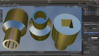 Blender 2 80: How To Create A 3d Square Drive Socket For Nuts And Bolts