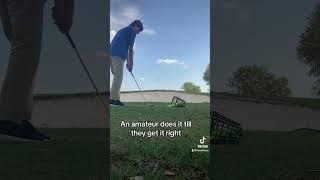 Chipping OVER a Sand Bunker! #breaking100 #golf