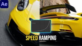 How To Make Speed Ramp Transitions - After Effects *EASY*