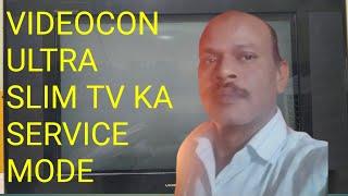 Videocon ultra slim tv ka service mode kaise khole