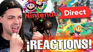 MI REACCIÓN al NINTENDO DIRECT de JUNIO 2024 ¡ZELDA Echoes of Wisdom, METROID PRIME 4 Beyond y MÁS!