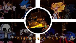 Nightmare Run But Every Turn A Different Character Sing It! | (Nightmare Run BETADCIU)