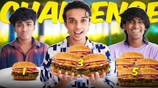 LAYERS FOOD CHALLENGE  1 vs 3 vs 5  We Talks