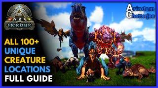 ARK Fjordur ALL Unique Creatures Location Guide - S2E304