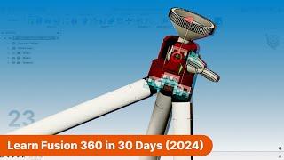 How to use Joints in Autodesk Fusion | Day 23 of Learn Fusion 360 in 30 Days - 2023 EDITION