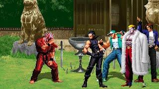 [KOF Mugen] Memorial Challenge | Master Karate vs O.Yamazaki, Terry MF, Kyo Last, K9999 [ 1vs4 ]