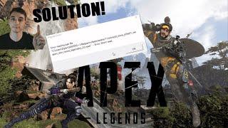 APEX LEGEND/Error reading pak file/Solution