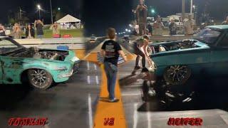 JJ's arm drop 2023 | Tomkat and Heifer at Gulfport Dragway.