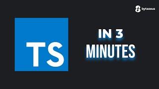 TypeScript in 3 minutes