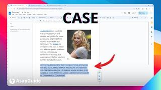 How to Change Text Case in Google Docs