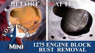 How to Remove rust from a 1275 Engine Block - Classic Mini