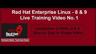 How to Install RHEL 8 & 9 in Single Video | Installation of RHEL- 9