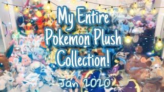 My Entire Pokemon Plush Collection ~ Jan 2020