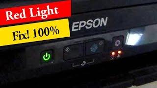 Two Method To Fix Epson Red Light Blinking L220, L360, L800 All Model