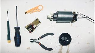 Hand blender teardown.