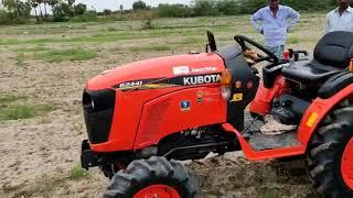 Kubota B2441 demo  with Rotavator, kubota 24 HP tractor demo