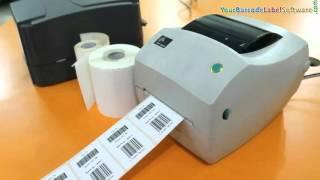 Design & print multiple barcode labels