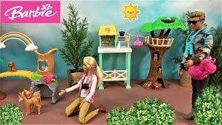 Barbie and Ken Story at Barbie Animal Rescue Center and Barbie Sister Chelsea Lost Bunnies