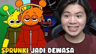 SPRUNKI JADI DEWASA DAN ADA HUGGY WUGGY DONG!! | Sprunki Retake HUMAN (Incredibox) - Indonesia