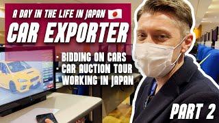 A Day In The Life Of A Car Exporter In Japan: Bidding on JDM Cars At The Auctions!