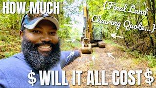 Full Price Breakdown Of The Land Clearing Job!!! | TURNING RAW LAND INTO A HOMESTEAD {DEBT FREE}