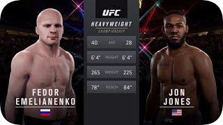 UFC 2 БОЙ Федор Емельяненко vs Джона Джонса (com.vs com.)