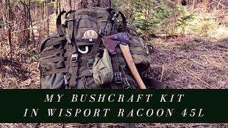 My Bushcraft Kit - In Wisport Raccoon 45 Backpack