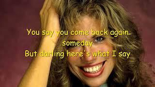 Carly Simon - Why - lyrics