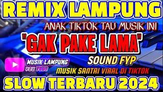 REMIX LAMPUNG TERBARU ‼️ MUSIK FYP DI TIKTOK SOUND HANI VIRAL X GAK PAKE LAMA FULL BASS