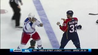 Donald Brashear vs Steve MacIntyre Nov 25, 2009