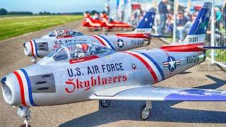 3X GIANT F-86 SKYBLAZER RC TURBINE JETS! US AIR FORCE DESIGN!