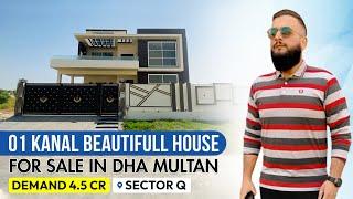 1 Kanal Modern House For Sale In DHA MULTAN | SECTOR Q